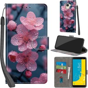 Coque pour Samsung Galaxy J6 2018, Samsung J6 2018 Coque [Housse en Cuir PU Premium] [Etui à Rabat] [Pochette de Portefeuille], Étui de Protection pour Galaxy J6 2018 (TYLP BUSINESS, neuf)