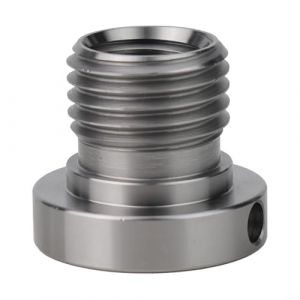 Adaptateur de mandrin de tour &agrave; bois 33 mm &agrave; 18 mm pour tour de travail du bois, accessoires de tour &agrave; bois, adaptateur de broche filet&eacute; (33 mm &agrave; 25 mm) (Yuandakai, neuf)