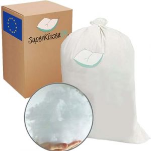 SuperKissen24. Ouate de Silicone et de Polyester - Rembourrage très Moelleux - Le garnissage de Coussins - Rembourrage pour oreillers - Garnissage pour Jouets, Peluches - 5 kg (SuperKissen24, neuf)