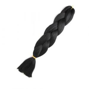 LYVQZPWLRla mode synth&eacute;tique, Extensions de cheveux synth&eacute;tiques de 60 cm for tresses, bleu et violet, au crochet(24inches1) (KanHuaDeY, neuf)