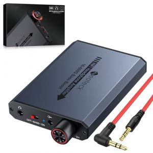 Neoteck Amplificateur Casque Portable avec Bass Boost 3.5mm - 600&Omega; Haute Imp&eacute;dance, Mini Ampli Audio HiFi, Aluminium, Faible Distorsion, Batterie Rechargeable - Compatible iPad, PS5, T&eacute;l&eacute;phone, PC (Neoteck-FR, neuf)