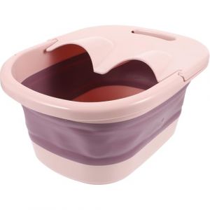 SECFOU Bassin Pliable pour Bain de Pieds &agrave; Domicile Seau de Massage des Pieds Granules Convexes Mat&eacute;riau S&ucirc;r Confortable pour Gar&ccedil;on et Filles et Adultes Usage Sant&eacute; et Relaxation (Lihomea, neuf)