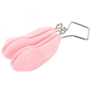 FOMIYES Pince à Modeler le Nez en Silicone Souple Rose Ajustable pour Affiner et Rehausser le Nez des Ailes Nasales Outil de Beauté Confortable pour Femmes et Hommes Usage Quotidien (Family&Personal, neuf)