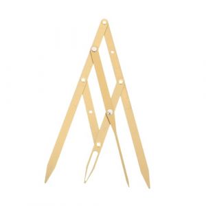 WRITWAA Règle à Sourcils Coulissante Outil De Mesure Pour Sourcils Règle De Positionnement Acier Inoxydable Design à Ratio or Précis Et Facile à Utiliser (Saieli, neuf)