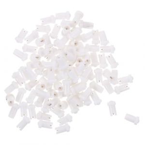 ULTECHNOVO 100 pi&egrave;ces Aiguilles Anti-blocage pour Bouteille de Colle Extensions Cils Outil Pratique pour D&eacute;bloquer Flacon (Chad Bi, neuf)