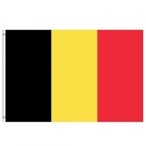 Grande Drapeau Belgique 90x150cm,Double Face Drapeaux Belgique Mat Polyester et Personnalisable,avec Oeillet Métalliques Couture,pour Oktoberfest Événements Sportifs,Décoratifs d'extérieur (YIHUAN Official Store, neuf)