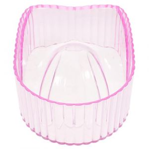 FOMIYES Bol de Trempage pour Manucure Mains en Acrylique Transparent Rose Bol de Trempage des Ongles Profond pour Ramollir Cuticules Accessoires de Nail Art et Soins des Ongles (Yaoys, neuf)