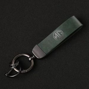 DYQCD 1 Pièce Porte-Clés De Voiture pour MG EZS HS Mulan One TF ZS Navigator Porte-clés Logo Voiture Porte-Badge Mousqueton Porte Clé Accessoires Voiture,Greenstyle (jinzhongyiyuanwangluok, neuf)