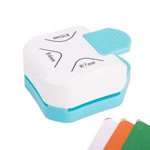 YUVKIN 1Pcs Perforatrice d'Angle Créative avec Coins Arrondis, Arrondisseur d'Angle pour Papier, Projets DIY, Scrapbooking, Création de Cartes et Plus (HerEdit, neuf)