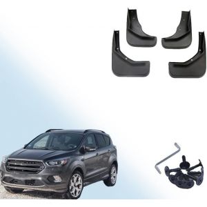 4 Pcs Bavettes Garde-Boue de Voiture pour Ford Kuga Escape 2013 2014 2015 2016 2017 2018 2019, Voiture Avant Arri&egrave;Re Bavettes Anti-&eacute;Claboussures Roue Prot&eacute;Ger Gardes (dongjiemabaihuodian, neuf)