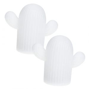 SHINEOFI 2 Pi&egrave;ces Lampe de Cactus Veilleuse D&eacute;corative Ambiance Douce pour Chambre Salon Bureau Lumi&egrave;re Chaleureuse comme (Long Pavilion, neuf)