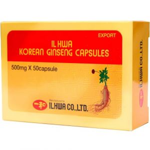 Ginseng Rouge de Corée, 500 mg, 50 Gélules | Panax Ginseng 100% Sans Additifs et Authentique Coréen | Énergie Physique et Mentale | Racines de 6 Ans d’âge, Absorption Maximale, Qualité Ilhwa (Magnolia EU, neuf)