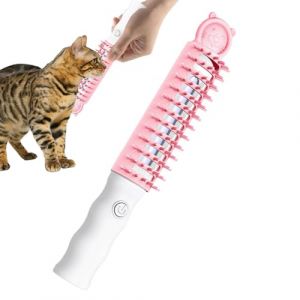 Brosse pour chien de massage, brosse électrique pour chien - Brosse de toilettage électrique haute densité pour chats | Peigne de massage pour toilettage, peigne doux pour animaux domest (suaselky, neuf)