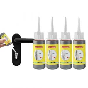 4pcs Poudre De Graphite, Lubrifiant Serrure De Porte Poudre Lubrifiante Pour Cylindre Serrure Domestique (duwekm, neuf)