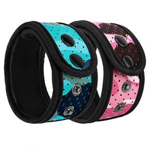 MoKo Braclet Sportif de Cheville R&eacute;glable pour Fitbit Inspire/Inspire HR, [Lot de 2] R&eacute;sistant &agrave; l'Eau &agrave; Sueur, Accessoir Tracker d'Activit&eacute; Fitness Pour Fitbit Charge 2/Alta/Alta HR - Bleu + Rose (Fengchidianzi, neuf)