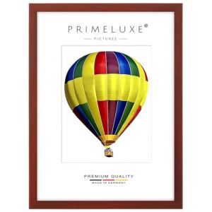 PrimeLuxe Cadre photo en bois 50 x 110 cm (Dimension de l'image) en Rouge-essuy&eacute; | Couleur et taille s&eacute;lectionnables | pour affiches | Puzzle | collage de photos (E-Commerce DELUXE, neuf)