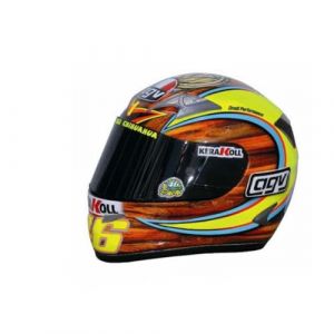 Valentino Rossi HELMET 1/5 VR46 MINI HELMETS,UNISEX,MULTI,One Size (OTRA Shop, neuf)