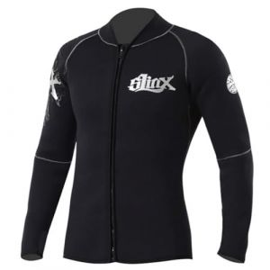 Haut De Combinaison en N&eacute;Opr&egrave;Ne De 3/5mm pour Hommes Et Femmes, Veste de Combinaison avec Fermeture &eacute;Clair Avant, Garde au Chaud pour la Plong&eacute;E, Le Surf, Le Kayak,5mm,XXL (WYYHAA, neuf)