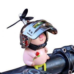 Sonnette Velo, Petite Corne De Vélo en Forme De Cochon, Klaxon De Vélo Mignon pour Enfants Et Adultes Jouet Cochon en Silicone Jouet Cochon en Silicone À Clipser sur Le Guidon (Okssud, neuf)