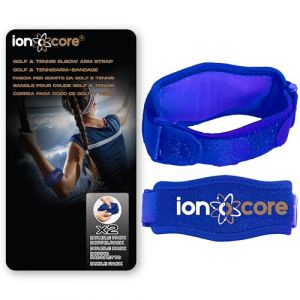 ionocore Coudiere Tendinite x2 - Soulage La Douleur Du Tennis Elbow - Coudiere Epicondylite Homme et Femme - Soutien Et Confort Tendinite Coude - Attelle Coude - Bracelet Epicondylite Bande (Coresteady, neuf)
