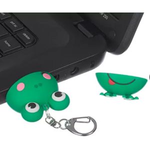 Cl&eacute; USB 32GO Animaux Grenouille Verte Mignonne, Lecteur Flash USB Animaux Dr&ocirc;les (ECO-MA-ZONE, neuf)