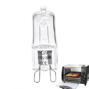 Générique Ampoule G9 Four 500 Degrés | 40W Ampoule À Tolérance De 500°C | Ampoule Sous Micro-ondes | Halogène Ampoules 40W G9 Halogen Dimmable | Lampes D'armoire, Lampes Paysage (kitaet, neuf)