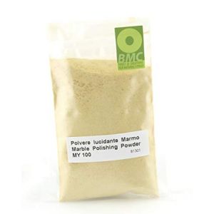 POUDRE DE POLISSAGE MARBRE MY-100 pour refaire le polissage des comptoirs de cuisine, sols en marbre et travertin (BMC Pietre d'Alpi srl, neuf)