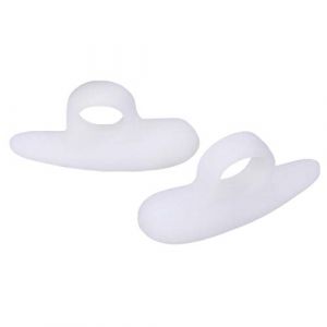 Lot de 2 pinces &agrave; papier en silicone avec coussin d'orteil en forme de marteau - Correcteur de redresseur - Pinces &agrave; papier pour photos (QYSH-MXW, neuf)