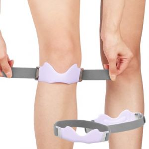 Beugo Genouill&egrave;re Rotulienne, Silicone Sangles de Genou R&eacute;glable, Genouill&egrave;re Sport pour Femme et Homme, Bandage Rotulien, Genouillere Sangle Support Genou pour Basket,Fitness,Sport,Running(Violet) (Beugo, neuf)