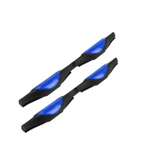 VIDSTW 2 Pièces Protection Portiere Voiture, Réfléchissante Protege Portiere Voiture, Clipser Protection Voiture, Protection Portiere, Accesoire Voiture pour Eviter Les Rayures (Bleu) (BAIYIKEJI, neuf)