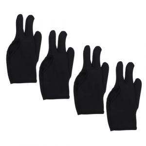 MUSISALY 4 Pièces anti-brûlure hair charms hair toppers de cuisine mitaines de four de gril mitaines résistantes à la chaleur à friser les cheveux Polyester Black (YangF, neuf)