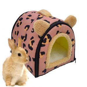 Syengery Guinea House | Maison Douce et Chaude pour Hamster - Accessoire pour Cage Cachette Nid D&eacute;tente Jeu Int&eacute;rieur Ext&eacute;rieur (paodera, neuf)
