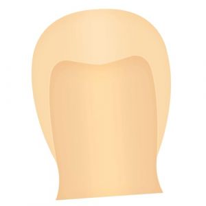 DECORNIJIA 1pièce Casquette De Latex Gomme Tête Nue Pour Adultes Accessoire De Maquillage De Moine Déguisement Halloween (ZhiLight, neuf)
