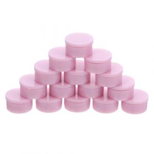COLLBATH Mini Roulements Rotatifs 100 Pcs pour Base Pivotante de Moulin &agrave; Vent DIY Roulements &agrave; Billes Miniatures en Plastique Rose Support Rotatif pour Bijoux Figurines et Accessoires (JianLui, neuf)