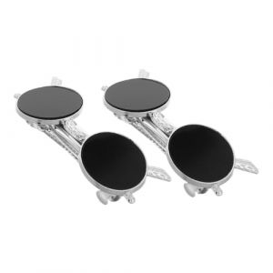 COLLBATH Lot De 2 Pinces &Agrave; Cheveux Vintage En Forme De Lunettes De Soleil &Eacute;pingles &Agrave; Cheveux Barrettes &Agrave; Cheveux Support De Queue De Cheval Pinces &Agrave; Cheveux En M&eacute;tal &Eacute;pingles &Agrave; (Murdoffi, neuf)