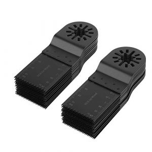 Lames de Scie Fein 20 Pièces Outil Multifonctionnel Accessoires Oscillants Lames de Scie Outil Oscillant pour Fein 34mm (Huullkq, neuf)