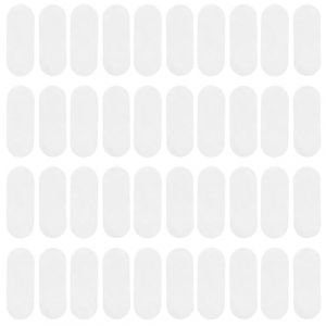 Homoyoyo 100 pi&egrave;ces Feutres pour DIY Pinces &agrave; Cheveux Tampons Feutre Blanc pour Fabrication Barrettes Accessoires de Coiffure pour Filles Gar&ccedil;on Fille et Adolescents (HuanYH, neuf)