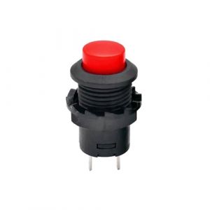 Bouton-poussoir rond 12 mm Interrupteur &agrave; pression DIY AC 1,5 A/230 V 12 V Bouton non momentan&eacute; Rouge (Laurchen, neuf)
