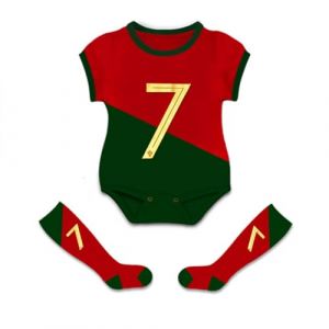 Acuryx Grenouillère pour bébé De Basketball Football Body Nouveau-Né Infantile BéBé avec Nom et Numéro Avec chaussettes (Acuryx, neuf)
