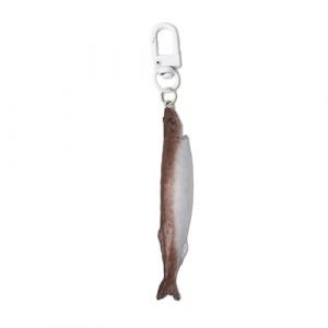Limtula Porte-clés unique barrettes à cheveux en forme de poisson séché avec faux poisson salé pour femme (ZHIsxin, neuf)