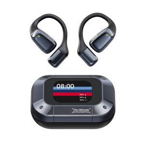 Relxhome AI Traducteur Vocal instantané avec écran, 3 en1 Ecouteur Traducteur Instantané avec 135 Langues, 60H Oreillette Traduction Instantanée, 5 Modes de Traduction ecouteur traducteur pour Voyage (LFTooYo, neuf)