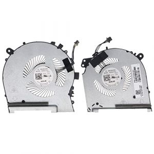 TRADOCK Ventilateur de processeur et GPU pour HP Omen 15-DH 15-DH1070WM 15-DH011TX 2019 modèle L64445-001 L57329-001 ND8CC01-16L04 ND8CC01-16L05 (Laptop-Fangtian, neuf)