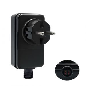 Gro&szlig;cat Adaptateur LED D'&eacute;clairage de Jardin, Alimentation 12V DC 2A 24W IP44 pour (B0FBGJ238B, B0FBGHC7G6) Spot LED Ext&eacute;rieur et Lumi&egrave;res Ext&eacute;rieures &Eacute;tanches, prise UE, Lot de 1 (Grosscate, neuf)