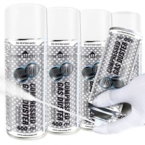AABCOOLING Bombe Froid Home&Office Compressed Gas Duster 400ml - 4 Pi&egrave;ces - Bombe de Froid, Bombe air froid Freeze, Spray Froid jusqu'&agrave; -50 &deg;C, Bombe air froid Freeze, Auto et Moto (AAB Seller FR, neuf)