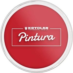 Kryolan Pintura Water Color Maquillage 25 ml, couleur ruby, lavable, végétalien, sans parfum, sans paraben, sans gluten – Idéal pour les enfants, les fêtes, le carnaval, le carnaval et Halloween (Kryolan Professional Make-up, neuf)