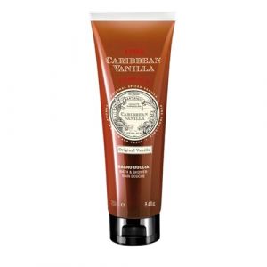 PERLIER Caribbean Vanilla - Cr&egrave;me Bain et Douche 250 ml (Dealon, neuf)