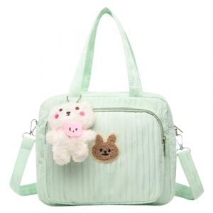 EHOTER Sac De Maternité Pour Bébé Sac Matelassé Ppy Maternité Packs Grande Capacité Couche Maternelle Maman Toilette Bagage Sac Maman Voyage Fourre-Tout Cadeau Pour La Mère (Vert) (EHOTER Décor, neuf)