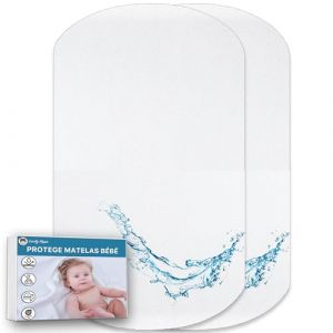 Lovely Hippo Alèse Cododo Compatible Iora - 100% Imperméable - Oeko-Tex - Lot de 2 Protège Matelas Absorbant et Respirant pour Bébé Compatible Iora sans Traitement Chimique (60 x 80 cm (Set de 2)) (VRC Products France, neuf)