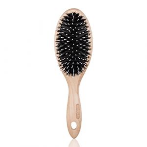 TITANIA Brosse à cheveux en bois (grande taille) • Brosse à cheveux antistatique • Brosse démêlante pour cheveux longs • Brosse de soin des cheveux en érable • Respectueux de l'environnement et (TITANIA Shop, neuf)