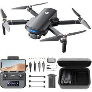 Holy Stone HS360S Drone GPS avec Cam&eacute;ra 4K pour Adultes D&eacute;butants, FPV Quadricopt&egrave;re Pliable avec HD 5G Transmission d'Image de 3 km, Moteur sans Balais, Follow Me, Smart Return Home, Moins de 249 g (DroneGuy, neuf)